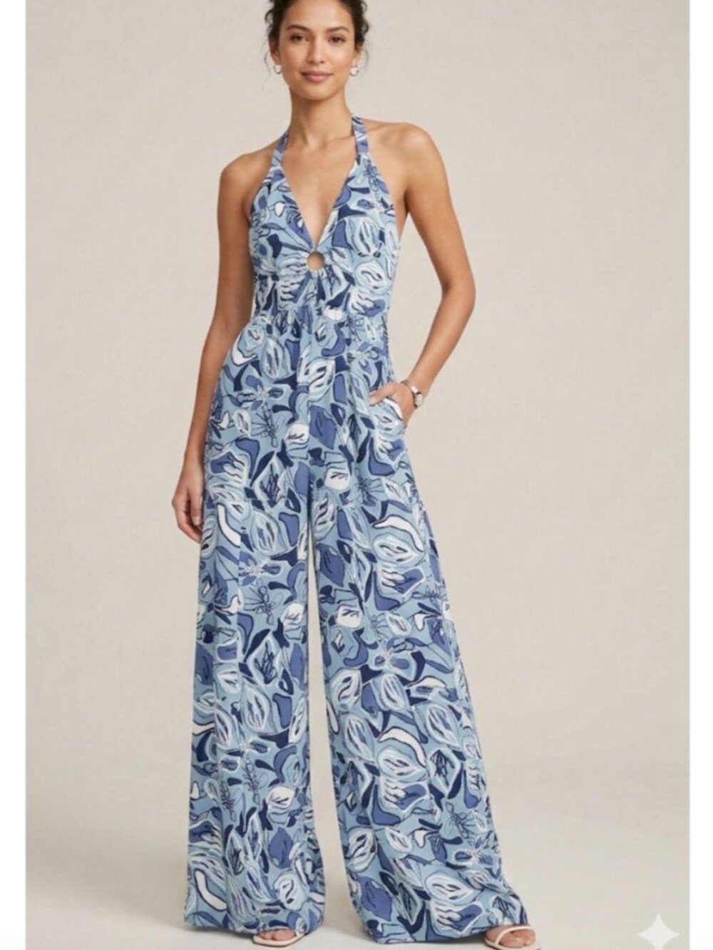 Sincerely Jules Blue jumpsuit size S